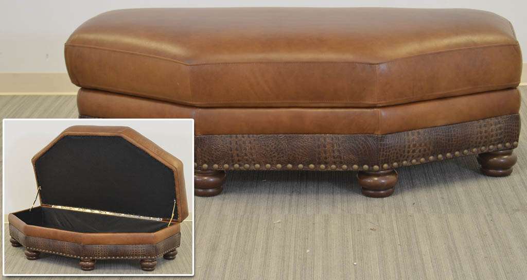 Kennedy Theater Style Storage Ottoman