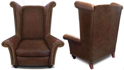 Safari Collection King Chair Brown