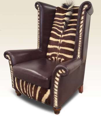 Safari Collection King Chair Angle View