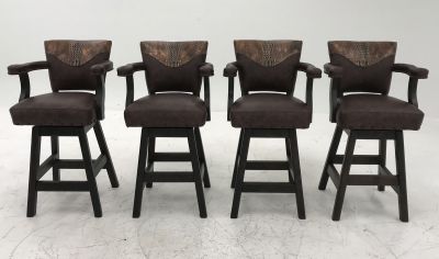 Four Bar Stools Front